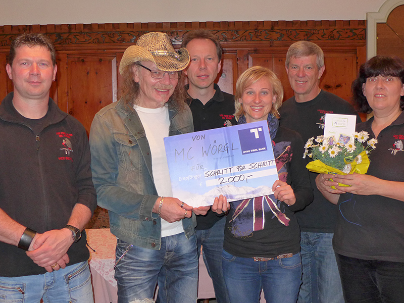 motorradclub Charity für Schritt für Schritt
