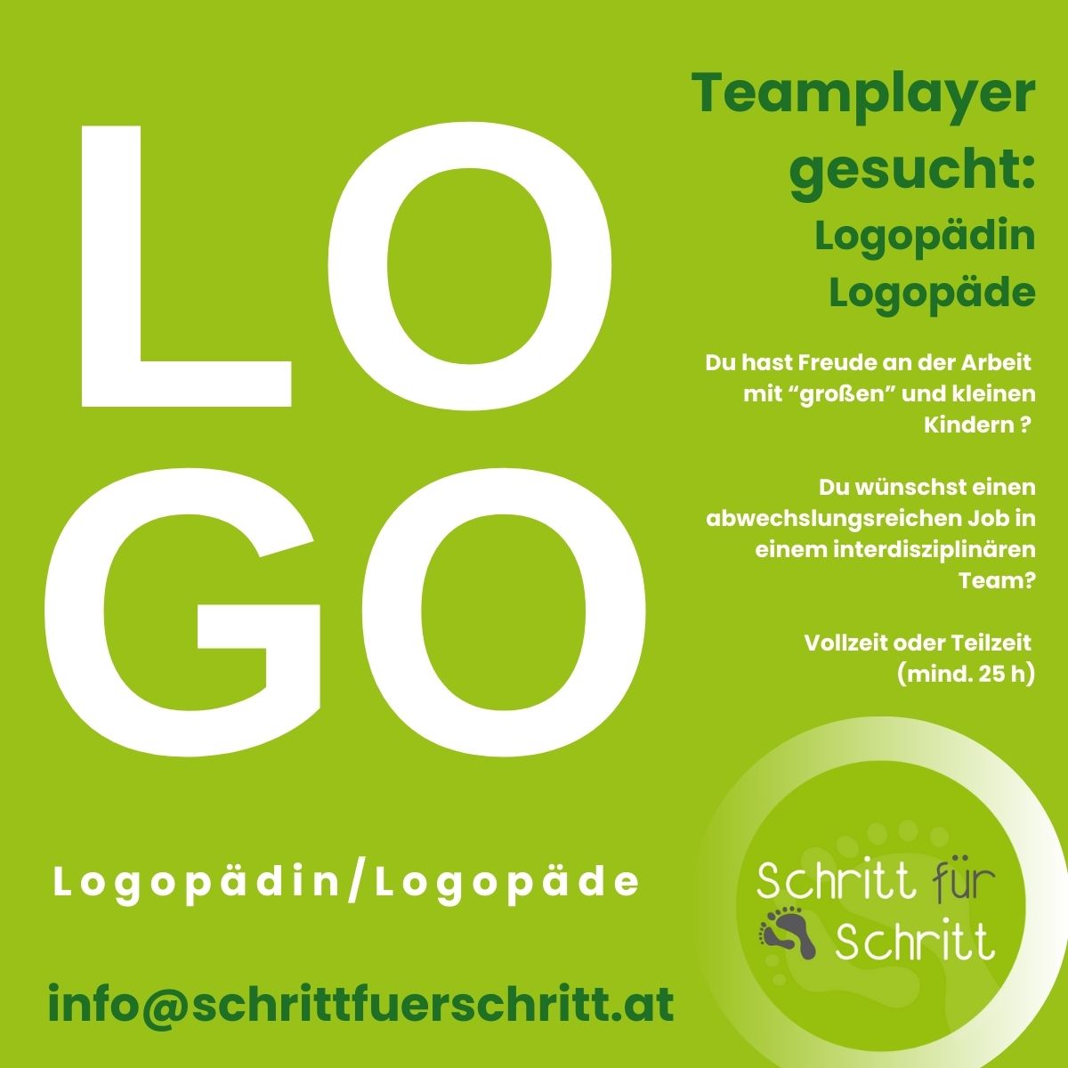 LOGOPAEDE Logopäde bei Schritt für Schritt