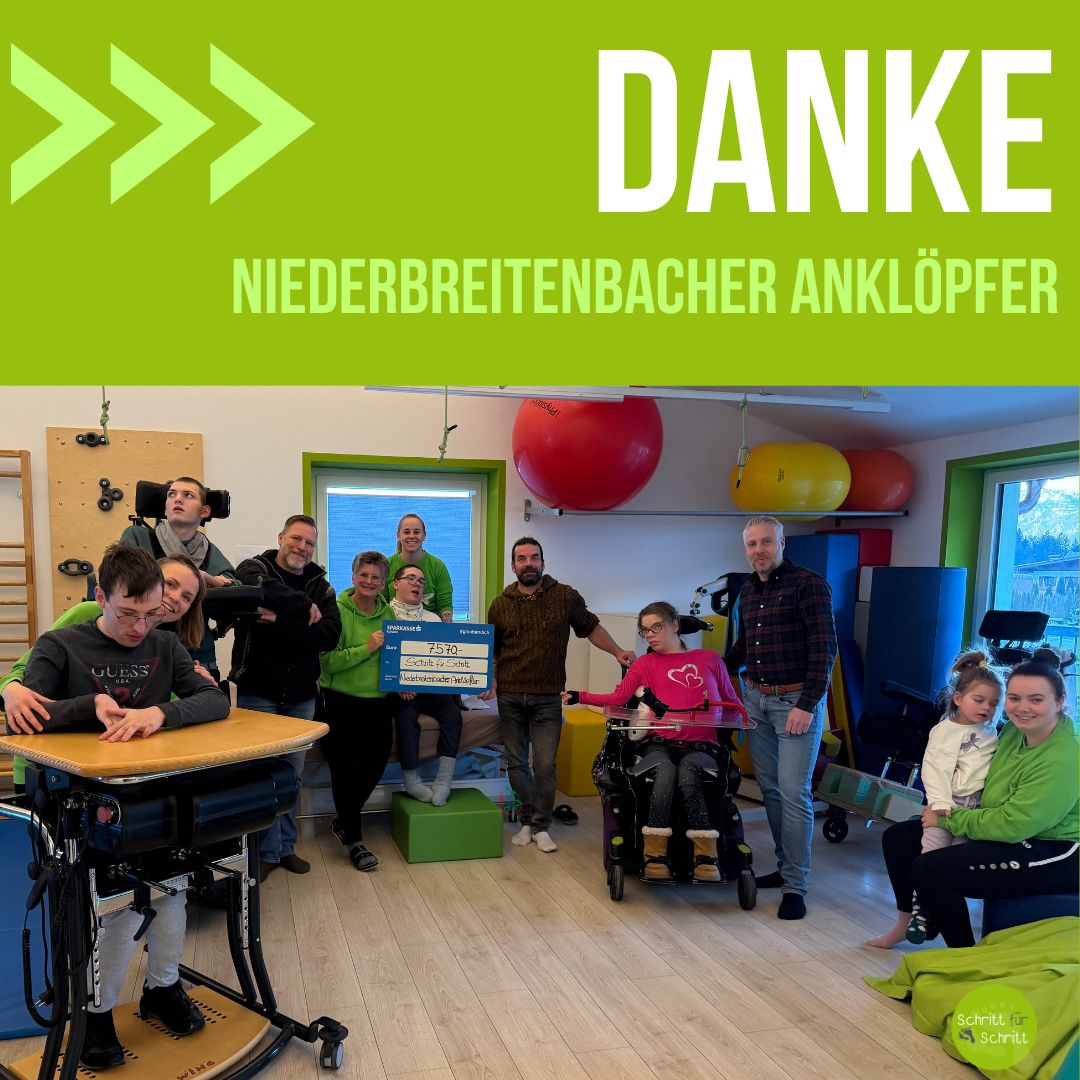 DANKE Niederbreitenbacher Anklöpfer unterstützen Schritt für Schritt