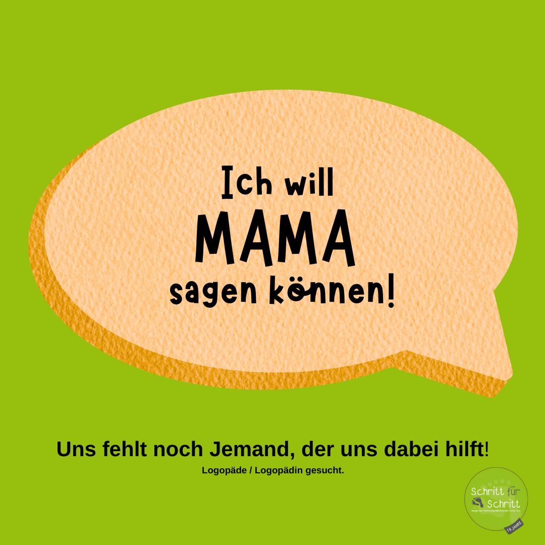 Schritt für Schritt sucht Logopäde